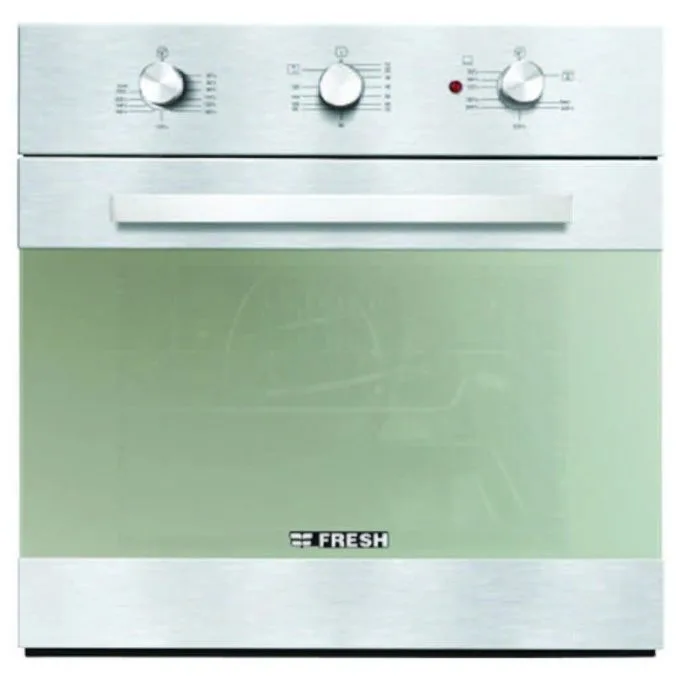 فرن فريش 60 سم غاز اير فراير Soft Close استانلس GEOFR60CMS